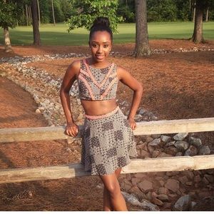 Matching Two Piece Printed Set